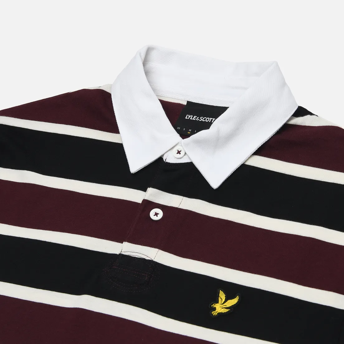 Lyle & Scott Мужской лонгслив Stripe Rugby