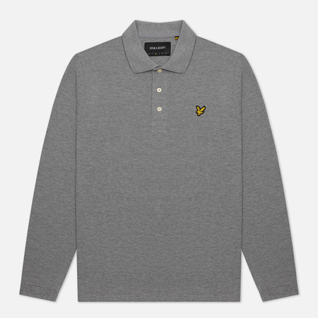 Мужской лонгслив Lyle Scott LS Polo цвет серый размер L 3600₽