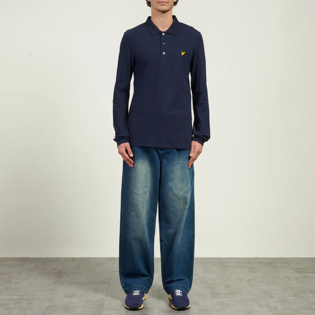 Lyle & Scott Мужской лонгслив Pique Stretch