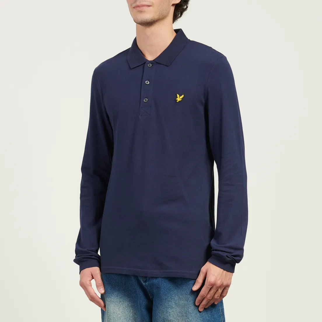 Lyle & Scott Мужской лонгслив Pique Stretch