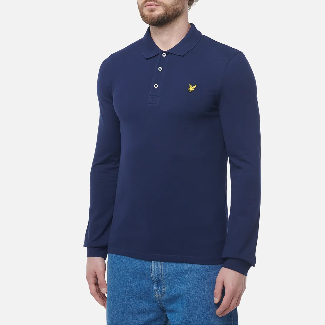 Lyle & Scott Мужской лонгслив Pique Stretch