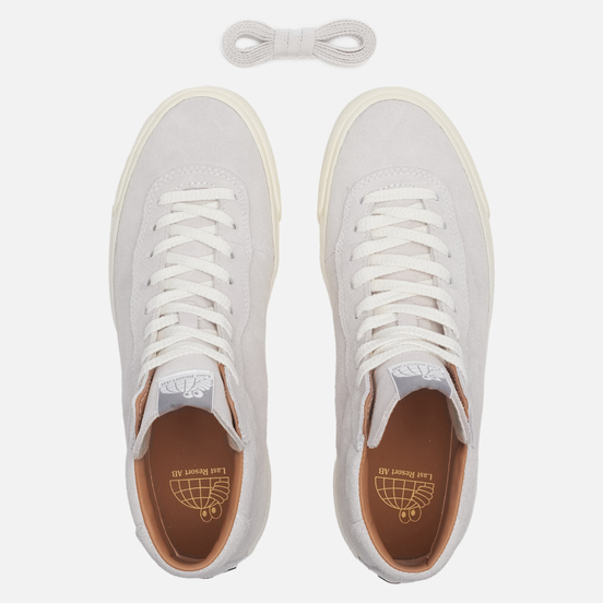 Мужские кеды Last Resort AB VM001 Suede Hi White/White