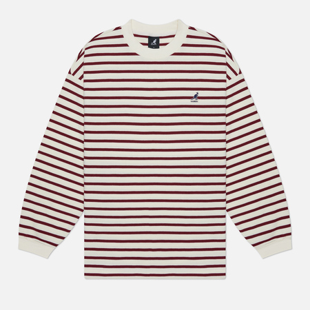 Мужской лонгслив Kangol Stripe, цвет бордовый, размер L