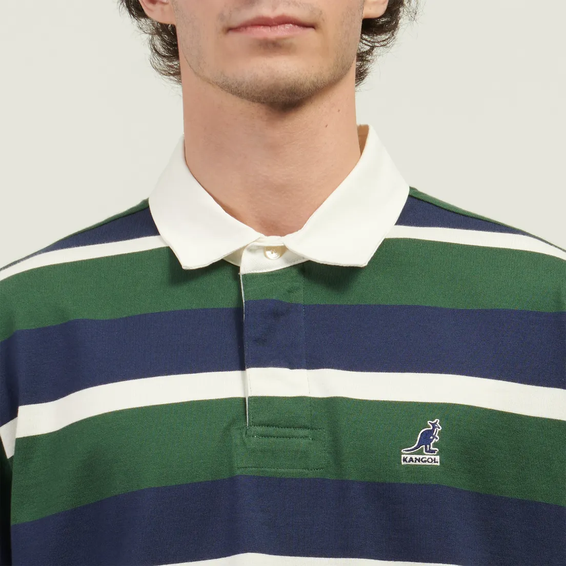 Kangol Мужской лонгслив Stripe Polo
