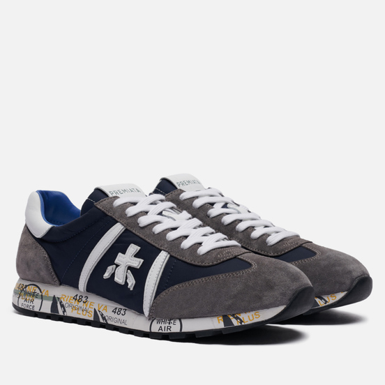Мужские кроссовки Premiata Lucy 600E Grey/Navy