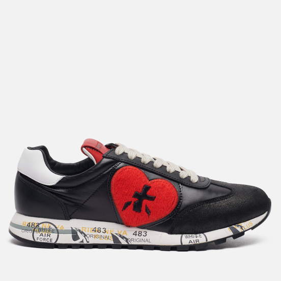Женские кроссовки Premiata Lucy-d 4806 Black/Red