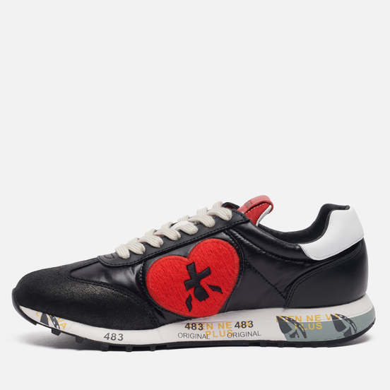 Женские кроссовки Premiata Lucy-d 4806 Black/Red