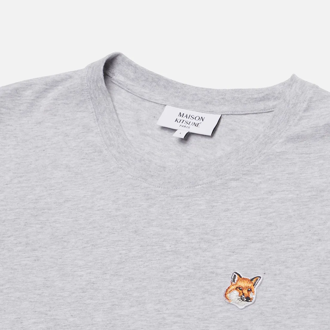 Maison Kitsune Женская футболка Fox Head Patch Regular
