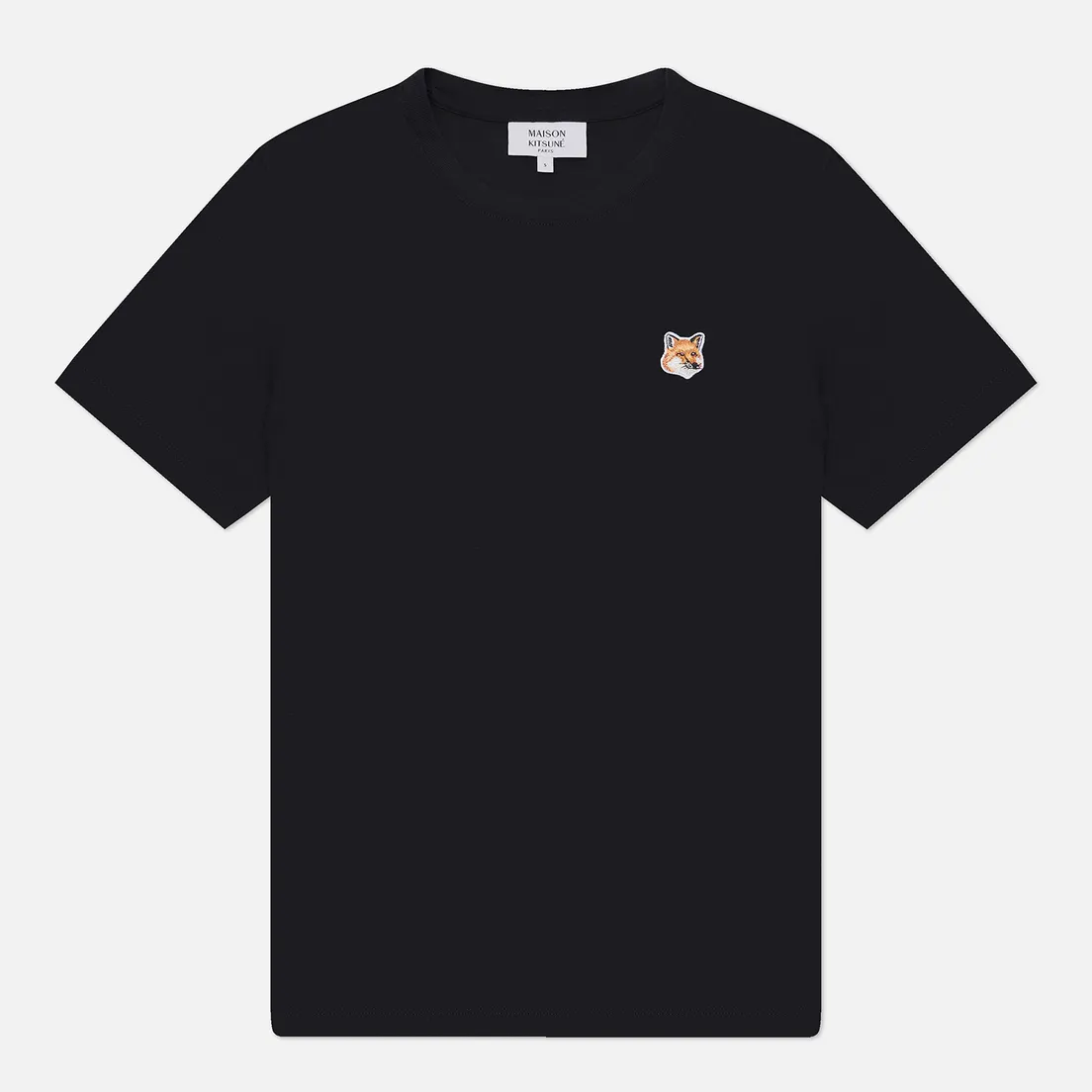 Maison Kitsune Женская футболка Fox Head Patch Regular