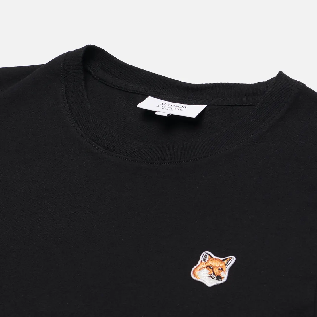 Maison Kitsune Женская футболка Fox Head Patch Regular