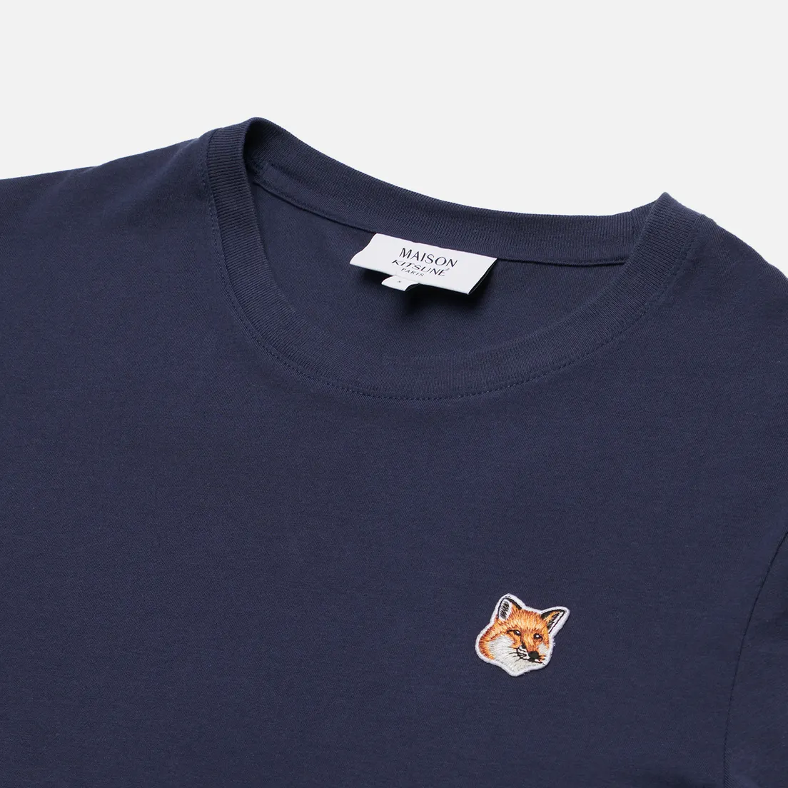 Maison Kitsune Женская футболка Fox Head Patch Regular