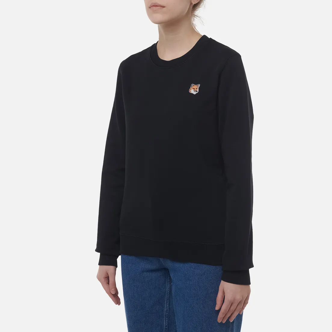 Maison Kitsune Женская толстовка Fox Head Patch Regular