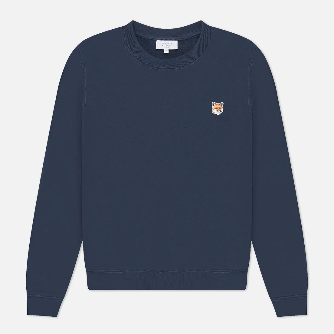 Maison Kitsune Женская толстовка Fox Head Patch Regular