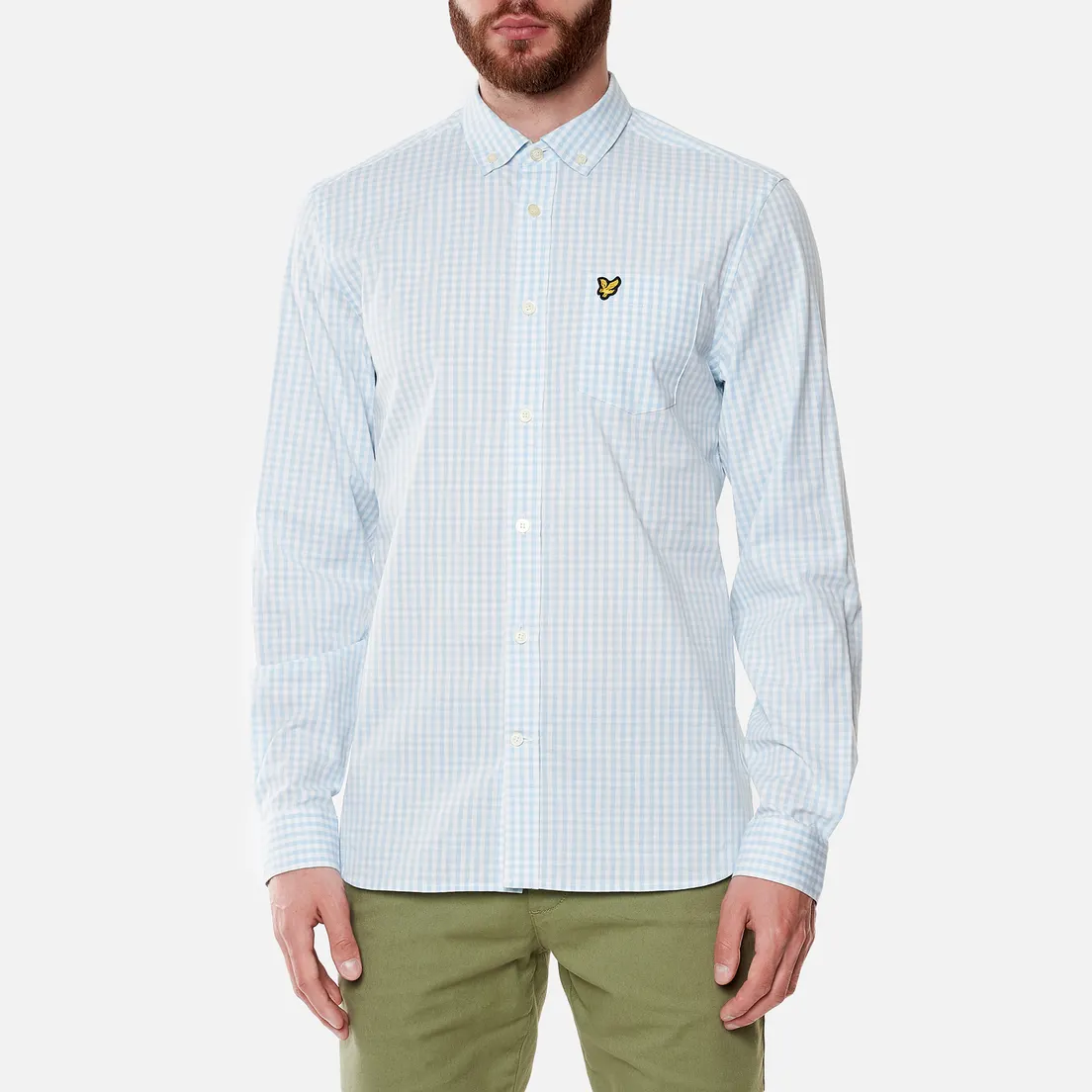 Lyle & Scott Мужская рубашка LS Slim Fit Gingham