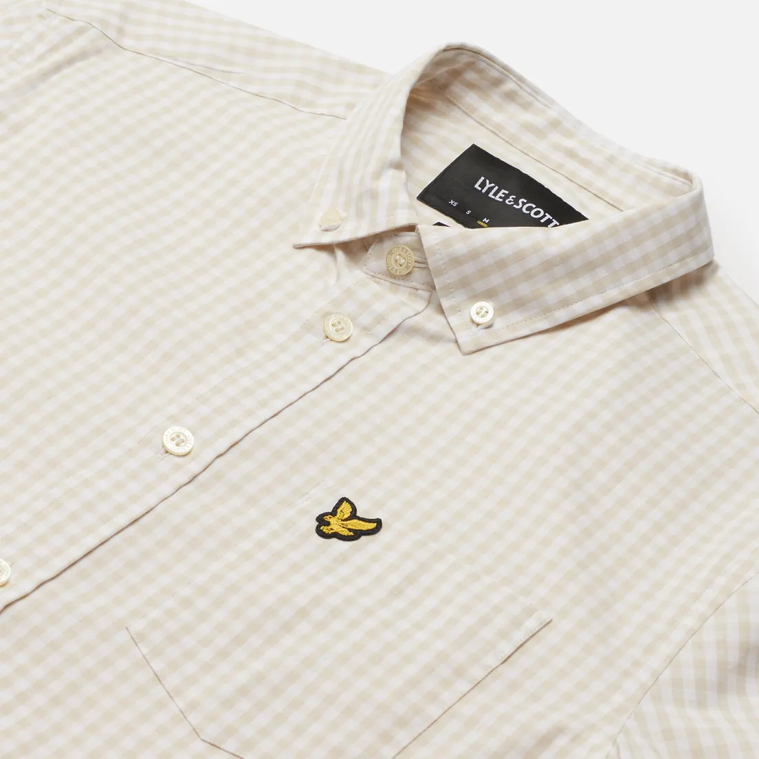 Lyle & Scott Мужская рубашка LS Slim Fit Gingham