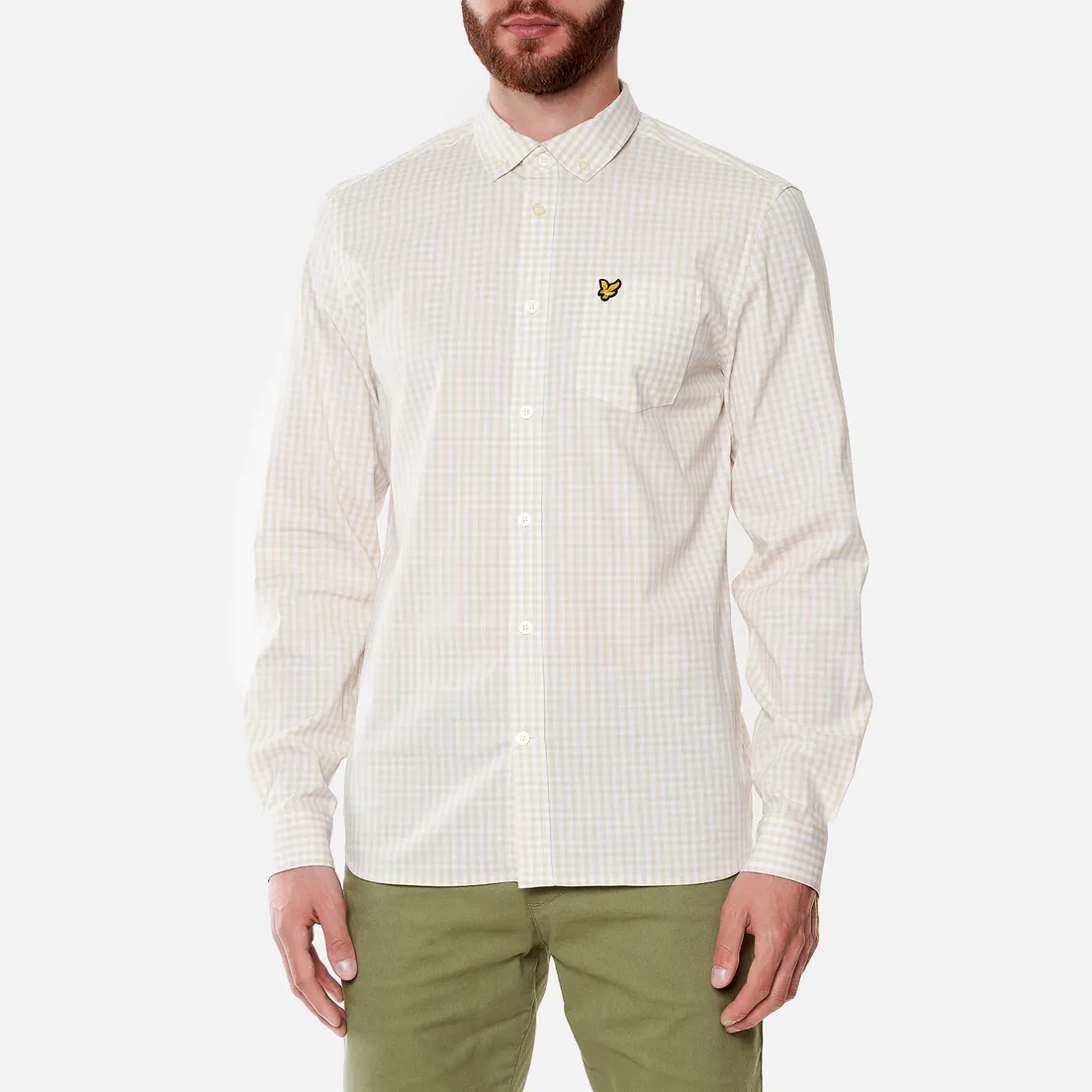 Lyle & Scott Мужская рубашка LS Slim Fit Gingham