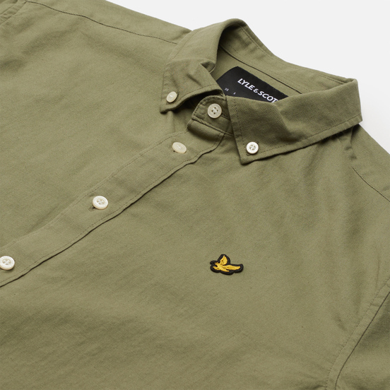 Мужская рубашка Lyle & Scott Cotton Linen Moss