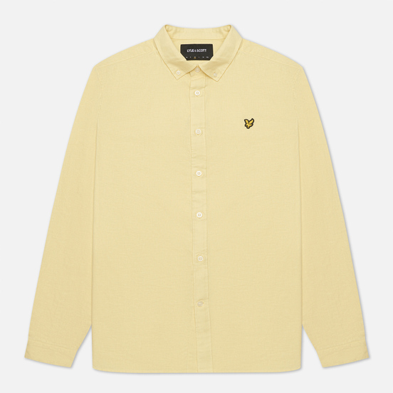 Мужская рубашка Lyle & Scott Cotton Linen Lemon