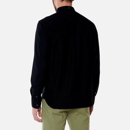 Мужская рубашка Lyle & Scott Cotton Linen Jet Black