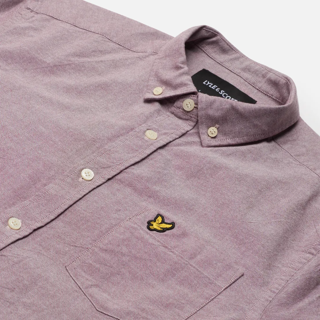 Lyle & Scott Мужская рубашка Regular Fit Light Weight Oxford