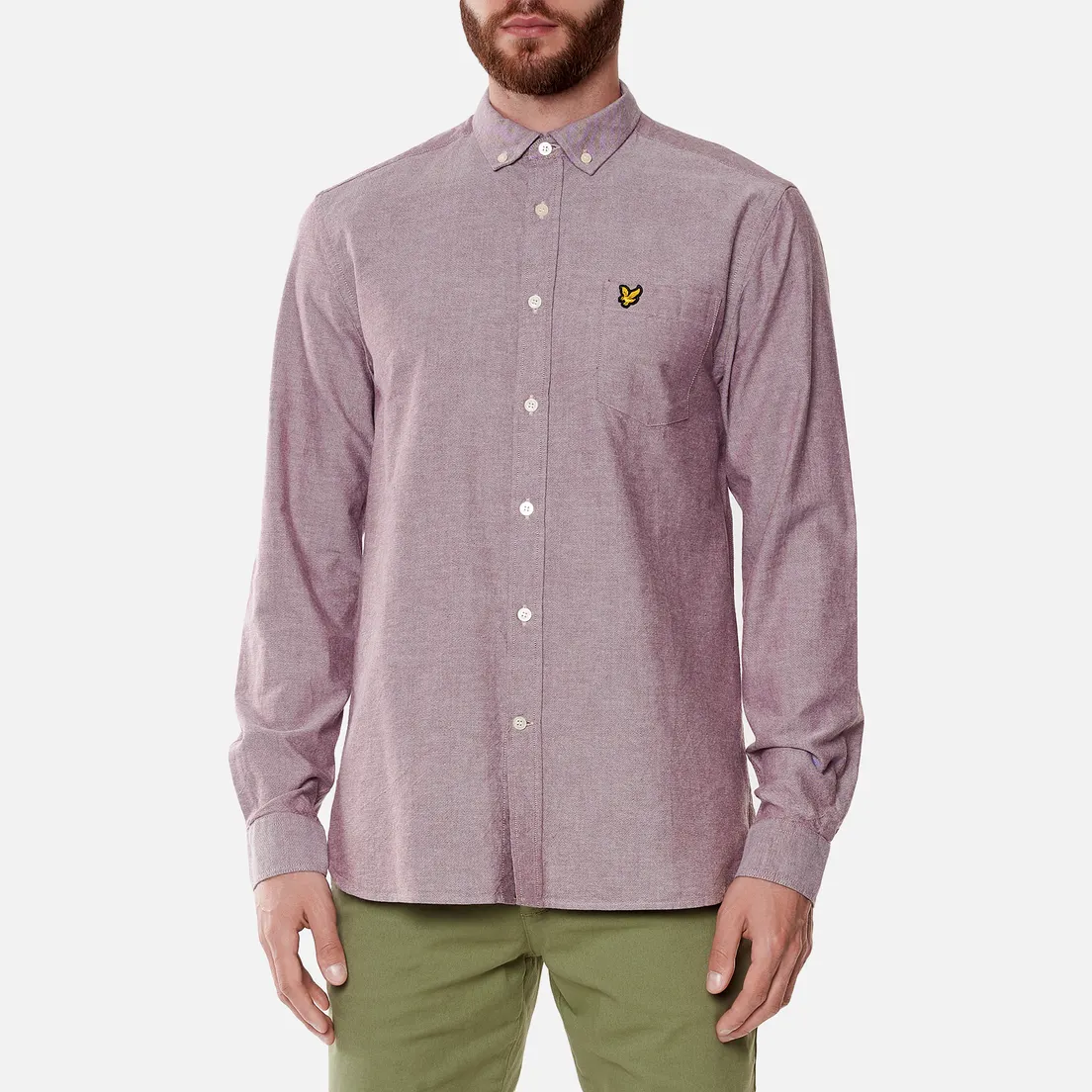 Lyle & Scott Мужская рубашка Regular Fit Light Weight Oxford
