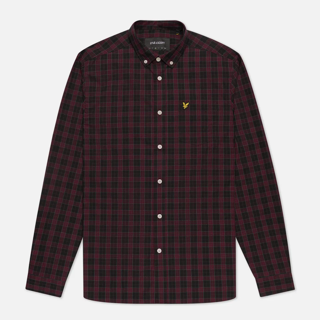 Lyle & Scott Мужская рубашка Check Poplin Regular Fit