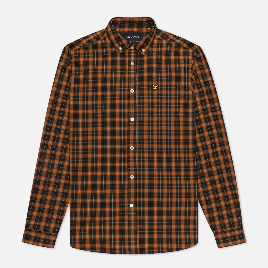 Lyle & Scott Мужская рубашка Check Poplin Regular Fit