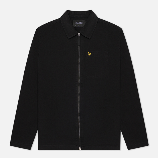 Мужская куртка Lyle & Scott Twill Overshirt Jet Black