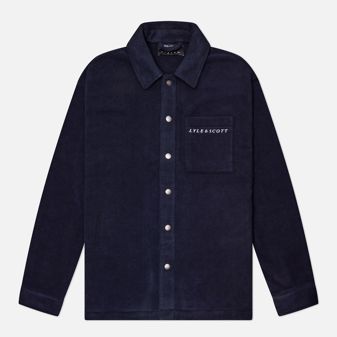 Lyle & Scott Мужская рубашка Embroidered Fleece Overshirt