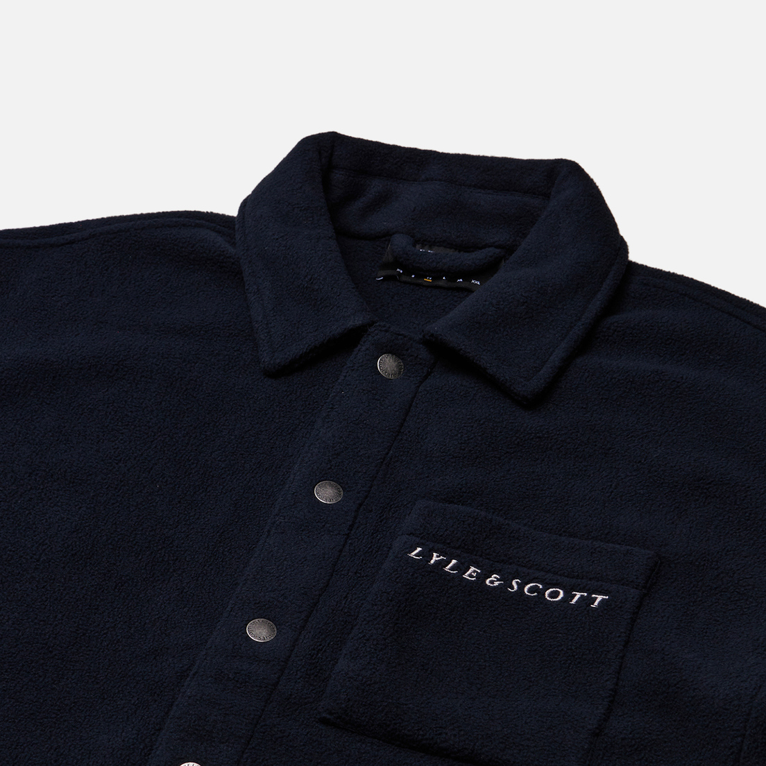 Lyle & Scott Мужская рубашка Embroidered Fleece Overshirt