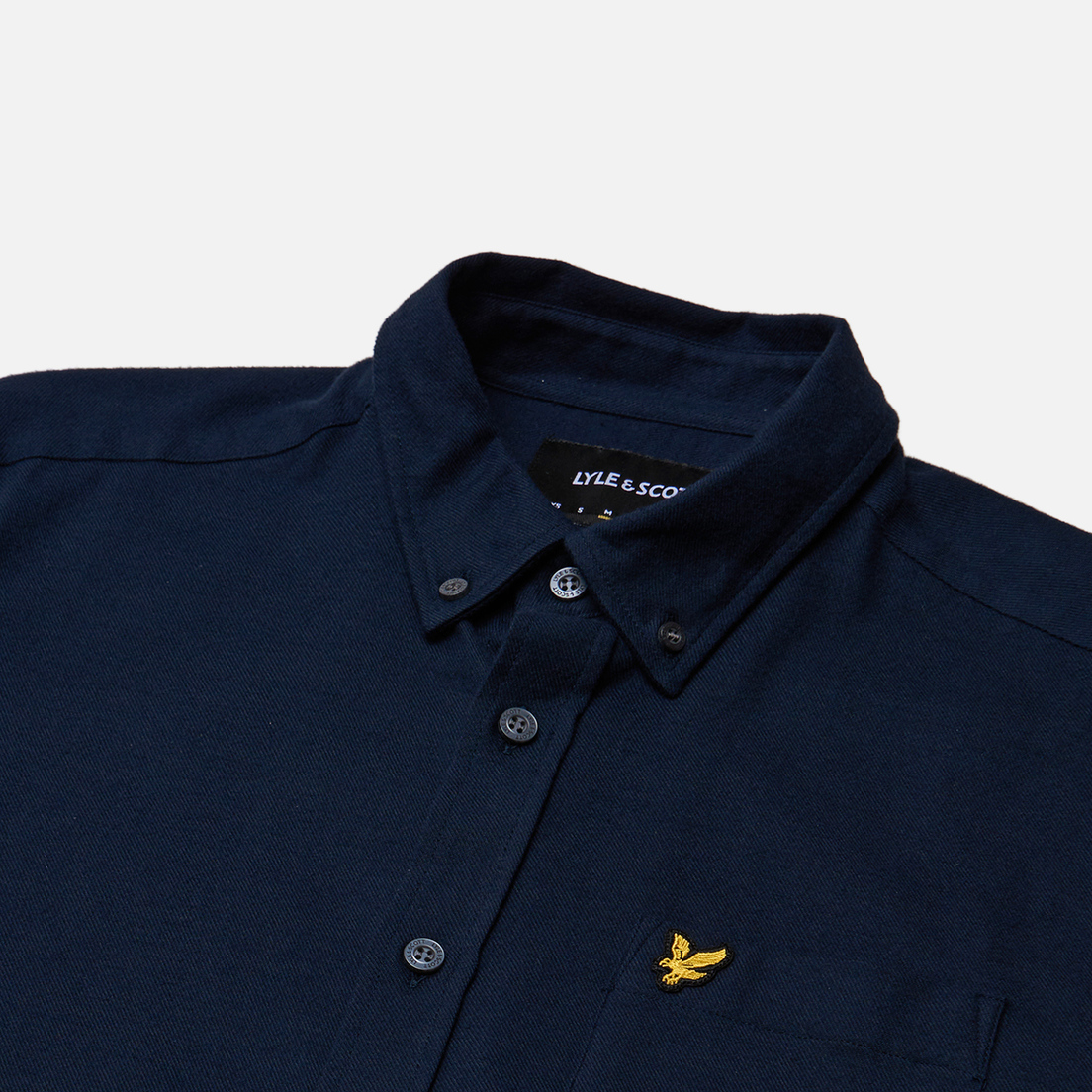 Lyle & Scott Мужская рубашка Plain Flannel