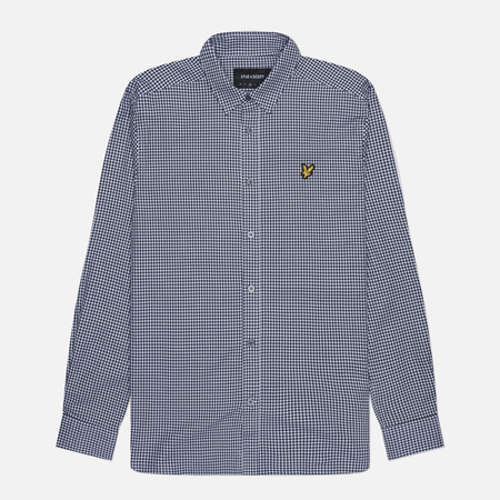 Мужская рубашка Lyle & Scott Shepherd Check, цвет синий, размер XL