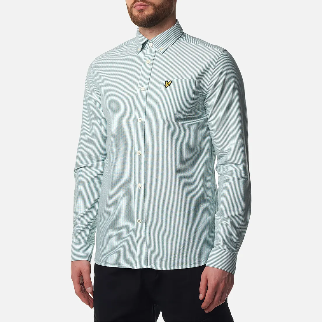 Lyle & Scott Мужская рубашка Stripe Oxford