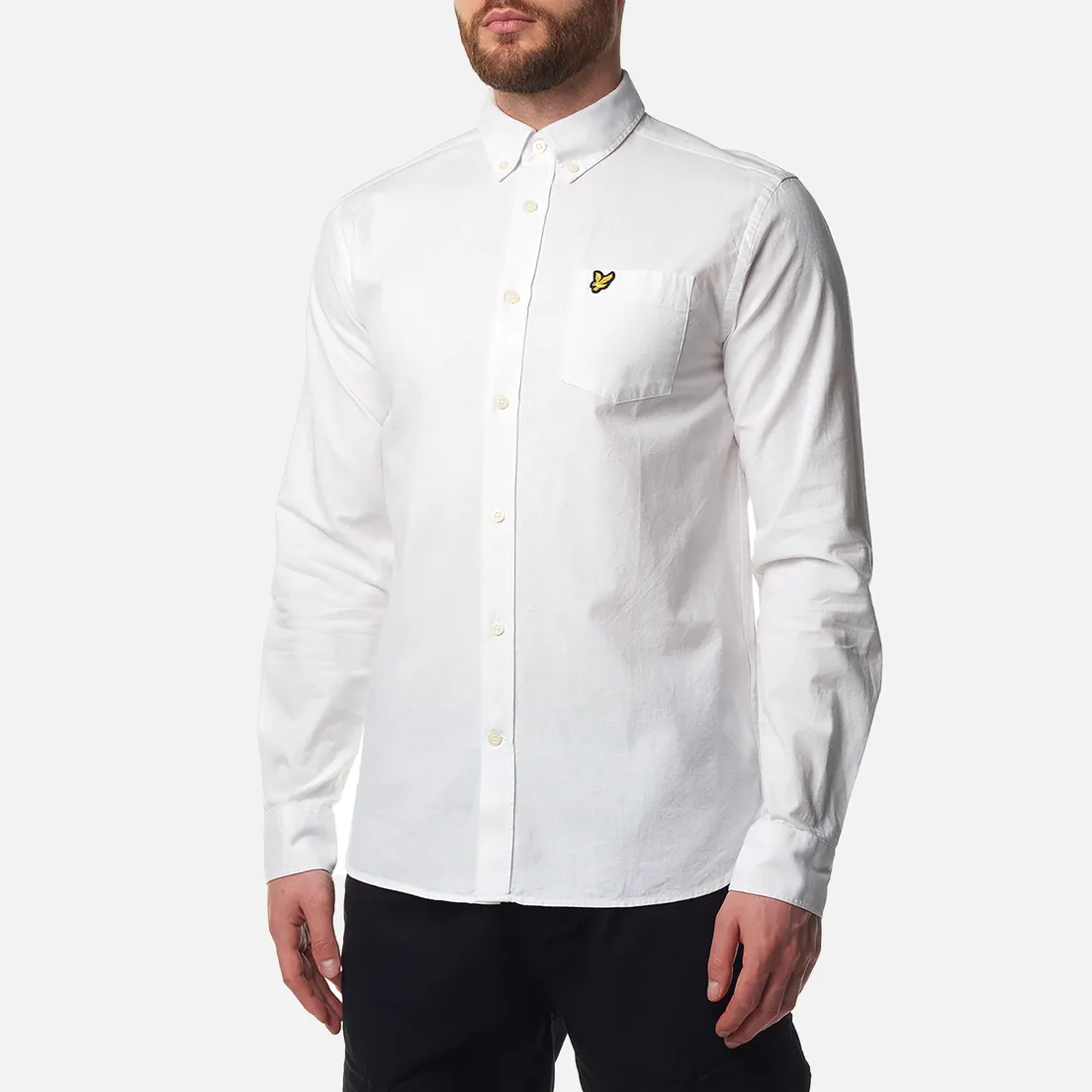 Lyle & Scott Мужская рубашка Cotton Linen Button Down