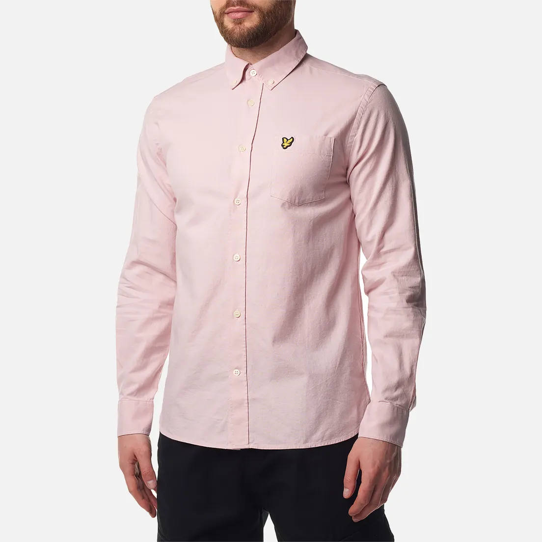 Lyle & Scott Мужская рубашка Cotton Linen Button Down
