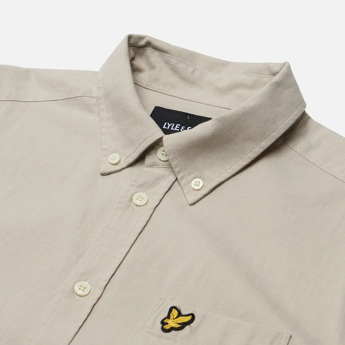 Lyle & Scott Мужская рубашка Cotton Linen Button Down