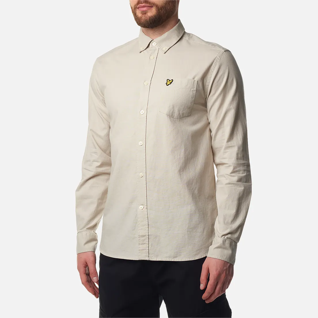 Lyle & Scott Мужская рубашка Cotton Linen Button Down