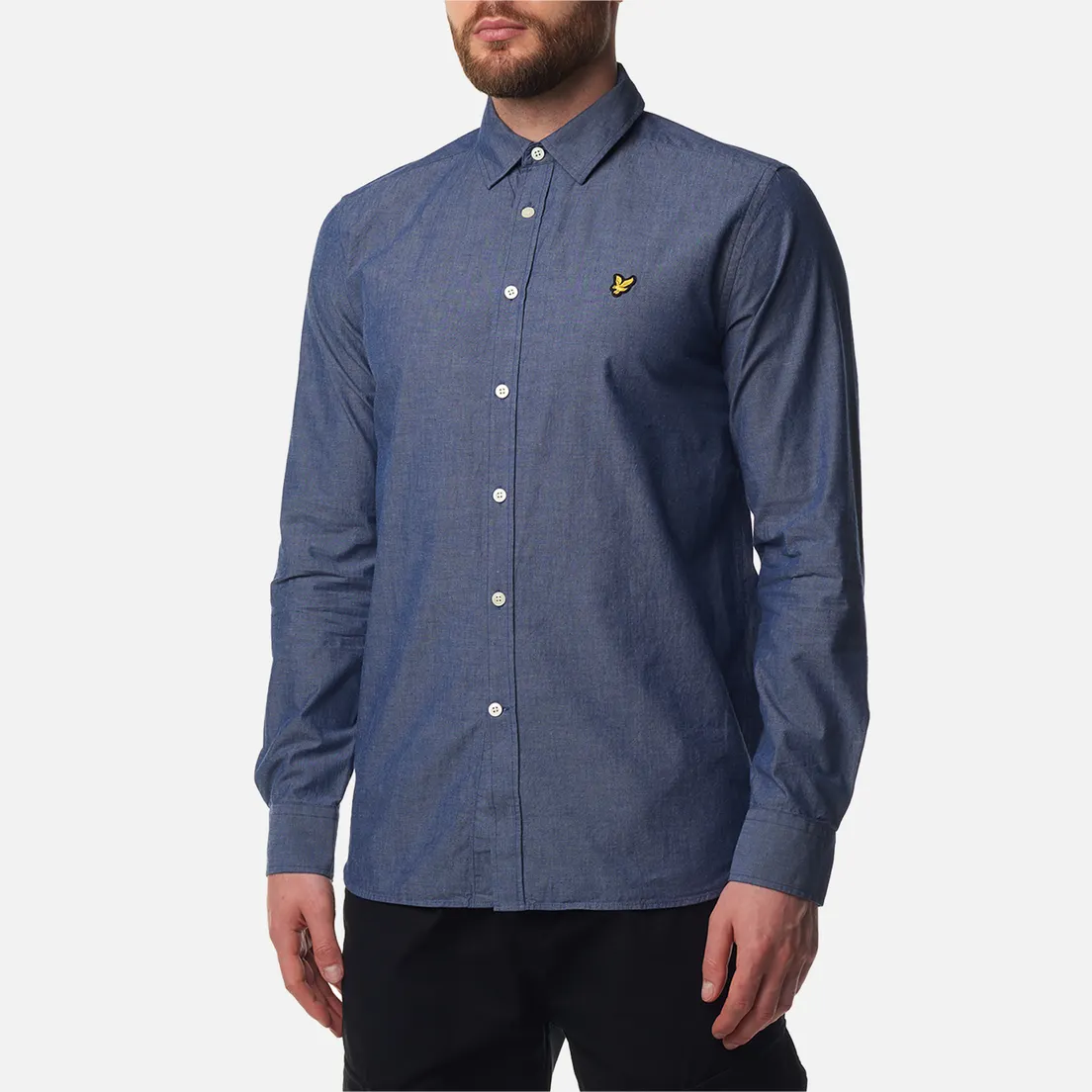 Lyle & Scott Мужская рубашка Chambray