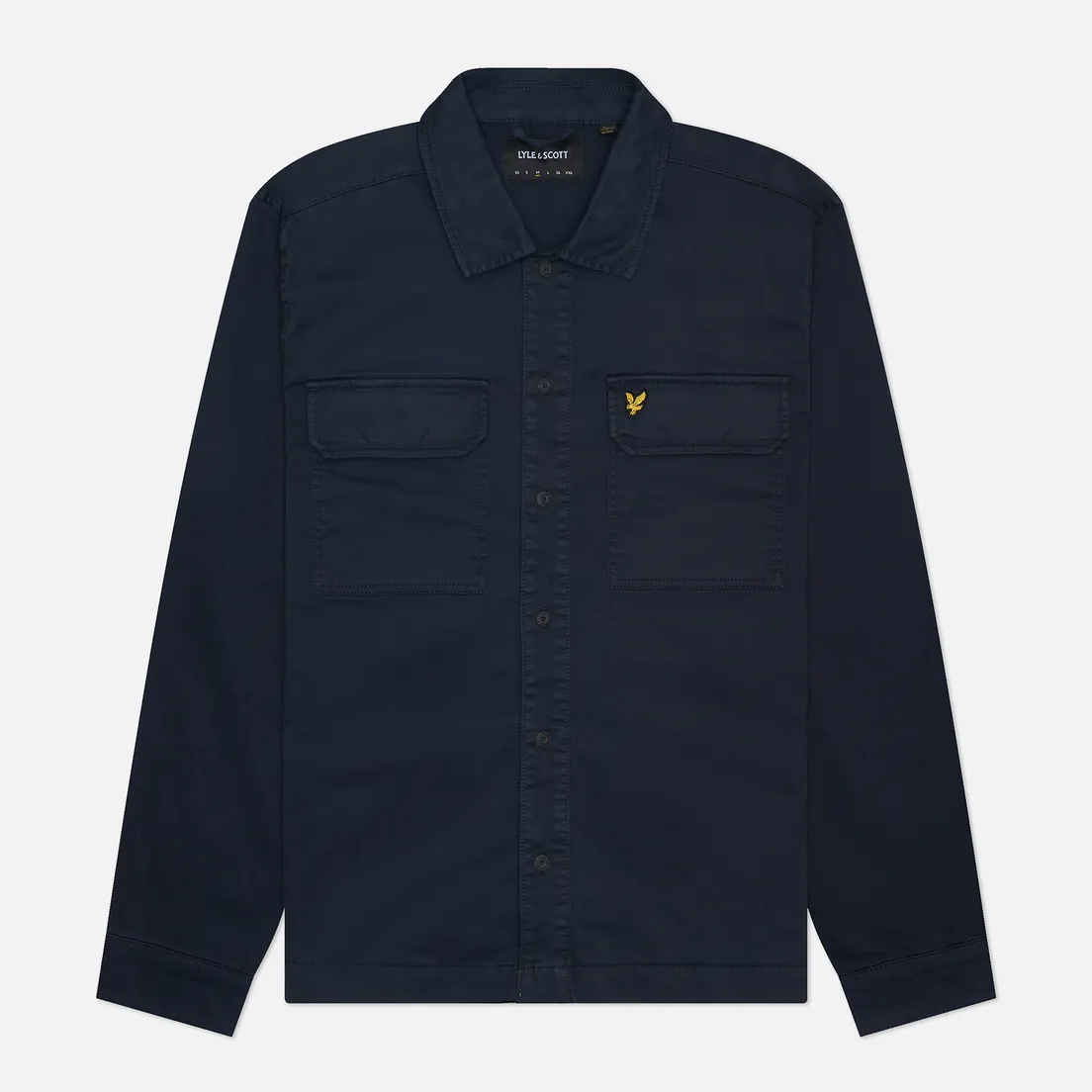 Lyle & Scott Мужская рубашка Garment Dyed Overshirt