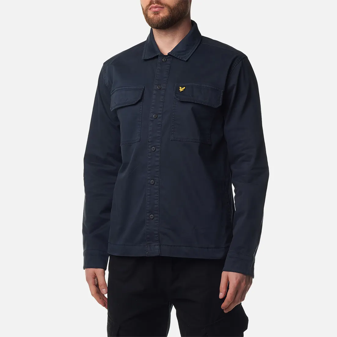 Lyle & Scott Мужская рубашка Garment Dyed Overshirt