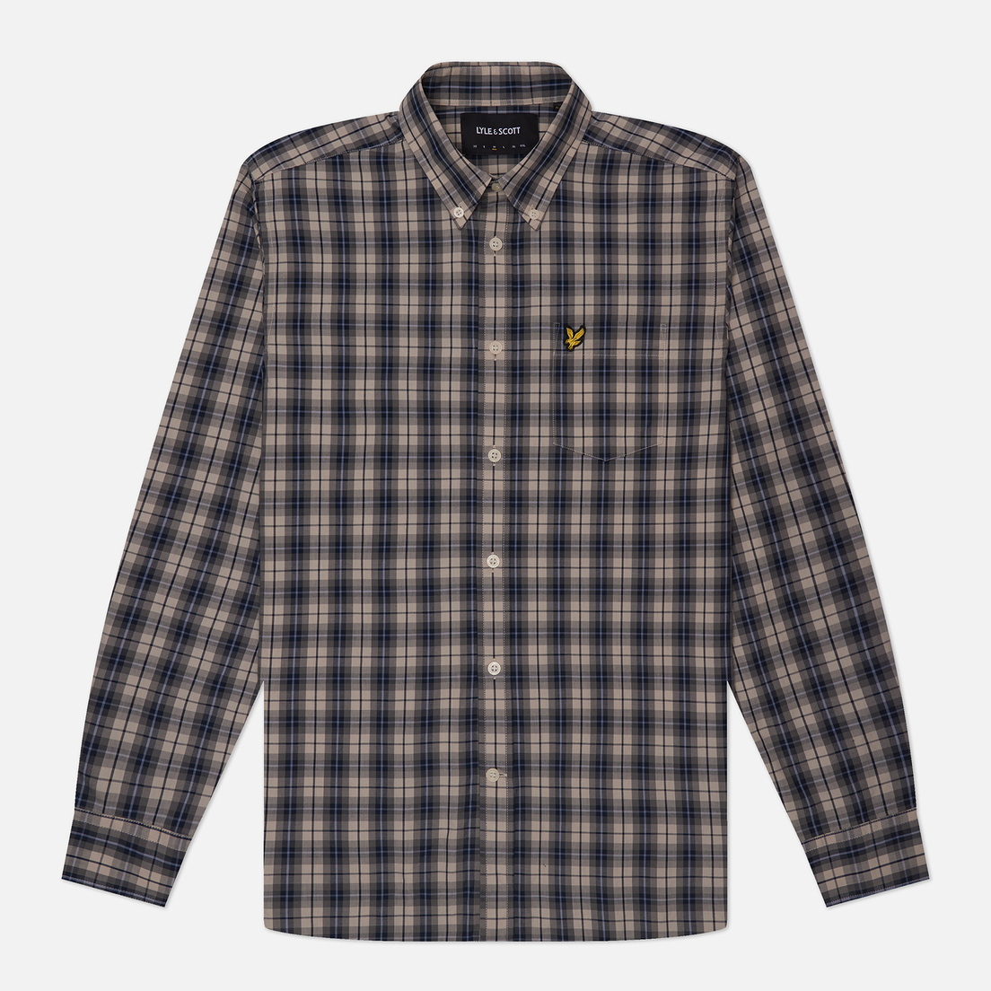 Lyle & Scott Мужская рубашка Washed Check Poplin