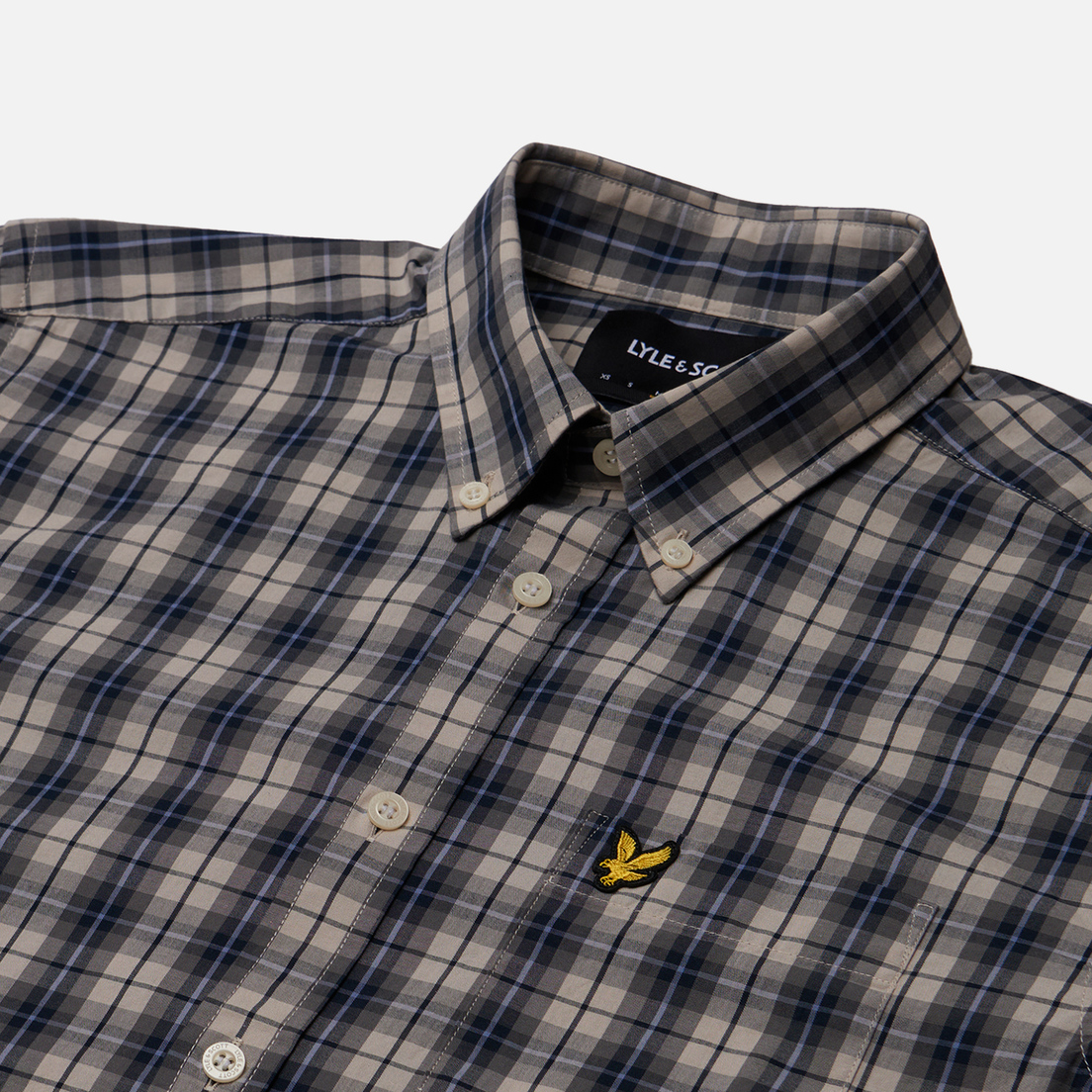 Lyle & Scott Мужская рубашка Washed Check Poplin