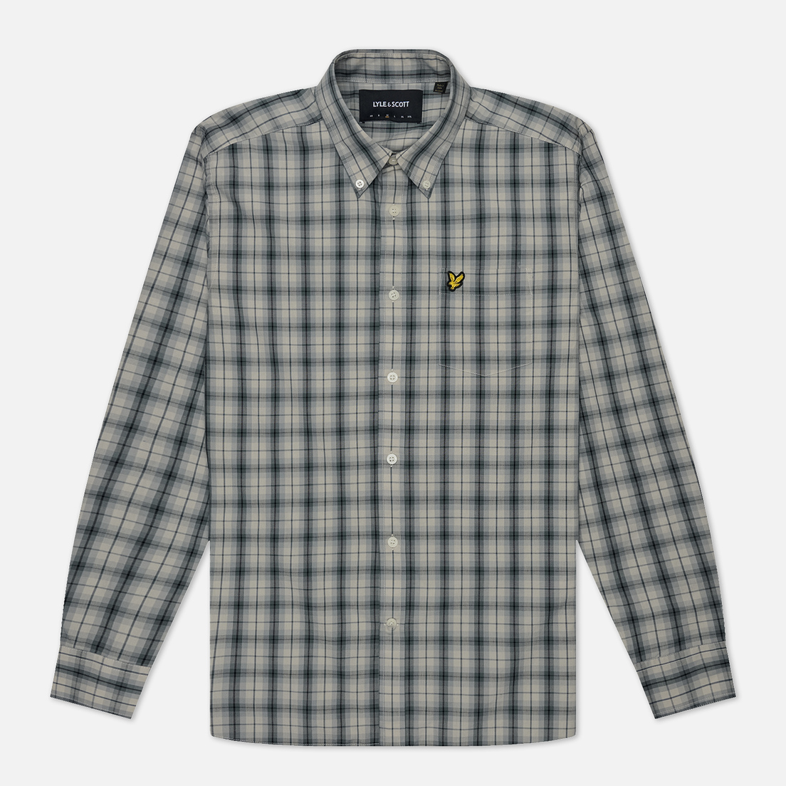 Lyle & Scott Мужская рубашка Washed Check Poplin