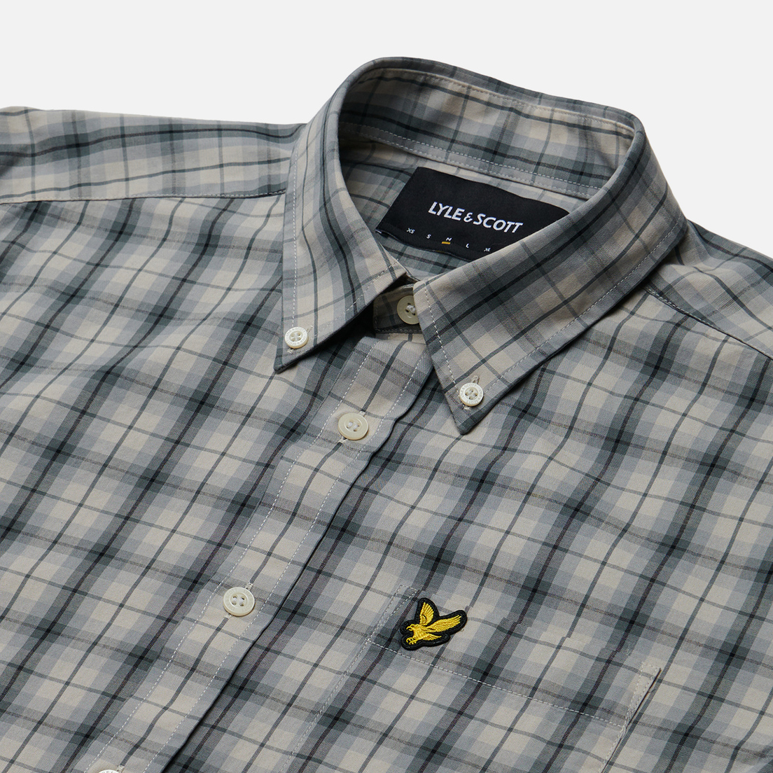 Lyle & Scott Мужская рубашка Washed Check Poplin