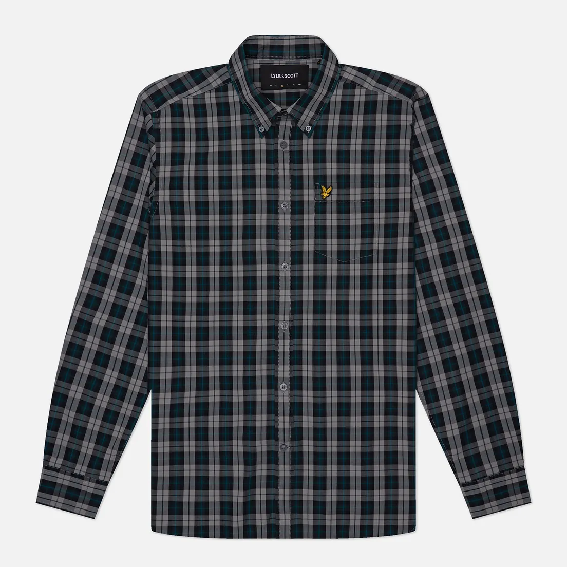 Lyle & Scott Мужская рубашка Washed Check Poplin