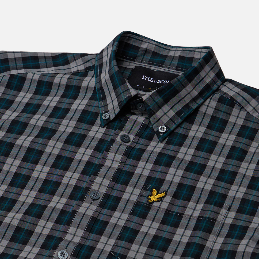 Lyle & Scott Мужская рубашка Washed Check Poplin