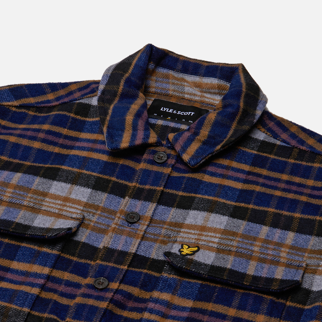 Lyle & Scott Мужская рубашка Check Flannel Overshirt