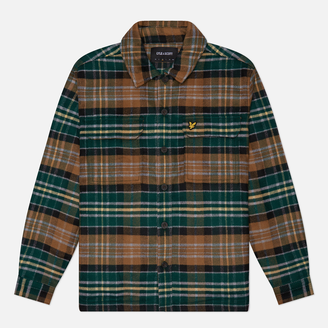 Lyle & Scott Мужская рубашка Check Flannel Overshirt