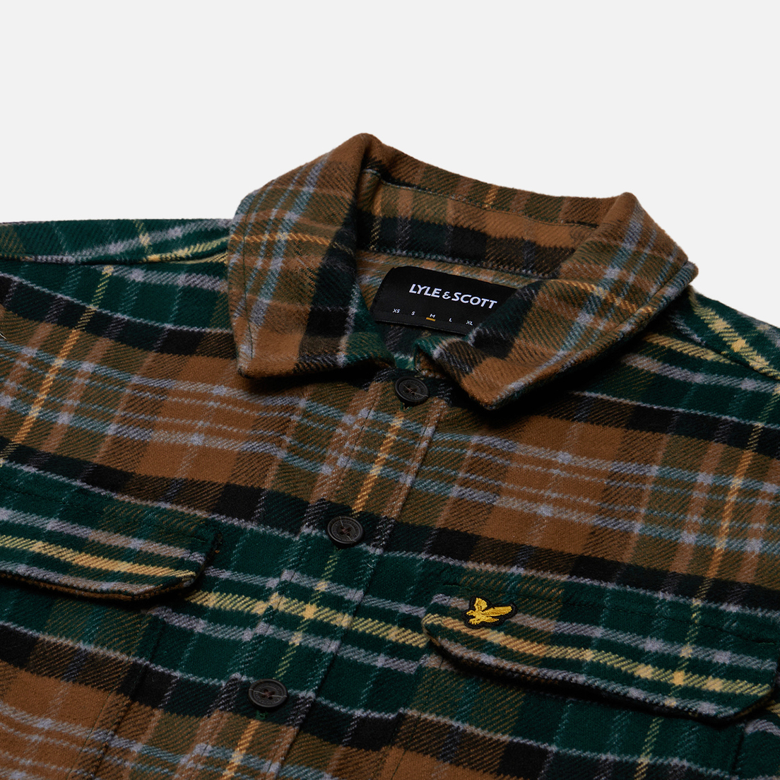 Lyle & Scott Мужская рубашка Check Flannel Overshirt