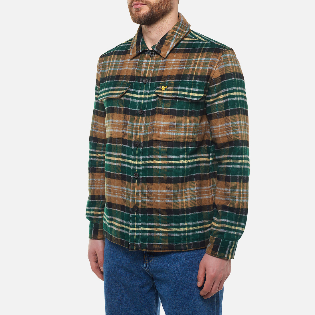 Lyle & Scott Мужская рубашка Check Flannel Overshirt